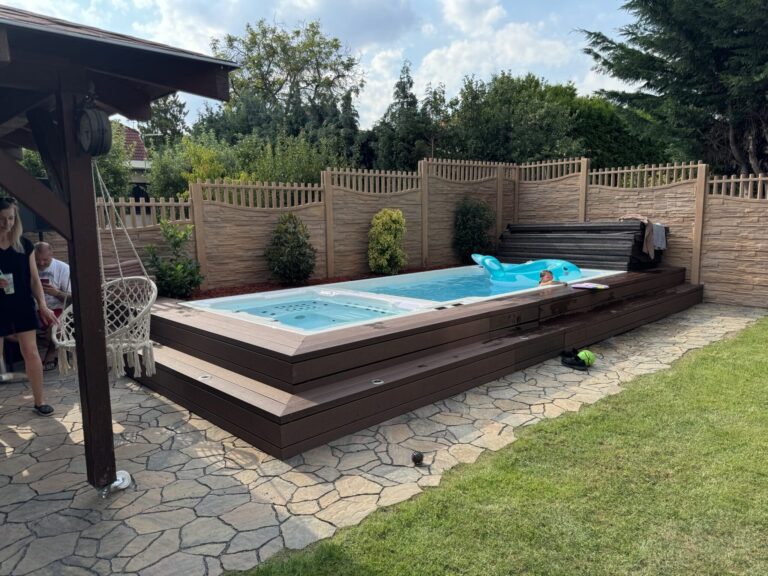 Realizace vířivky Termokryt vířivky a swim spa bazénu na přání od IDOL SPAS