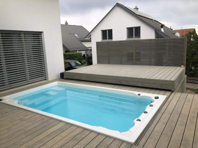 Realizace vířivky Termokryt vířivky a swim spa bazénu na přání od IDOL SPAS