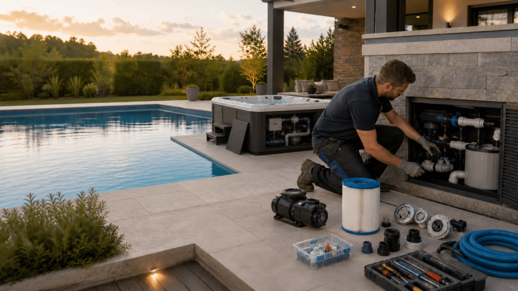 Servis vířivek, swim spa a bazénové technologie IDOL SPAS